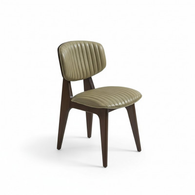 Chaise de salle à manger rembourrée moderne Design en bois Chaise neuve