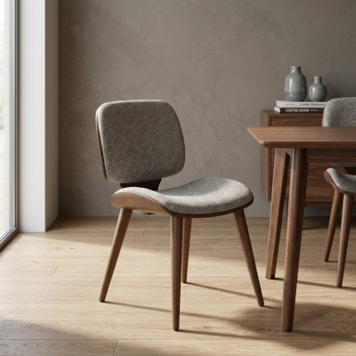 Chaise de salle à manger au design moderne Nouveaux meubles de luxe Siège rembourré Salle à manger