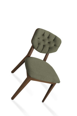 Chaise de salle à manger Chestefield Chaises Rembourrées Mobilier de Luxe Ameublement Siège Rembourré