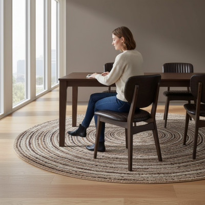 Chaise de mobilier moderne Salle à manger nouveau Siège de Luxe Ameublement Tapisserie