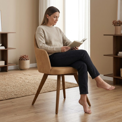 Meubles de designer Chaise avec accoudoirs Mobilier de salle à manger de luxe moderne