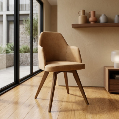Meubles de designer Chaise avec accoudoirs Mobilier de salle à manger de luxe moderne