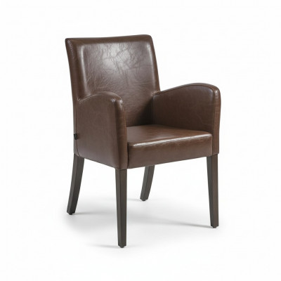 Chaise de salon design Chaise rembourrée de salle à manger avec accoudoirs Fauteuil neuf
