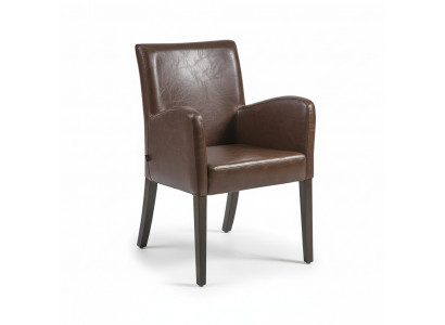 Chaise de salon design Chaise rembourrée de salle à manger avec accoudoirs Fauteuil neuf