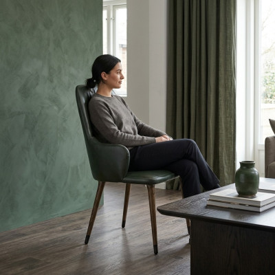 Chaise avec accoudoirs Moderne Fauteuil de luxe Designer Siège rembourré