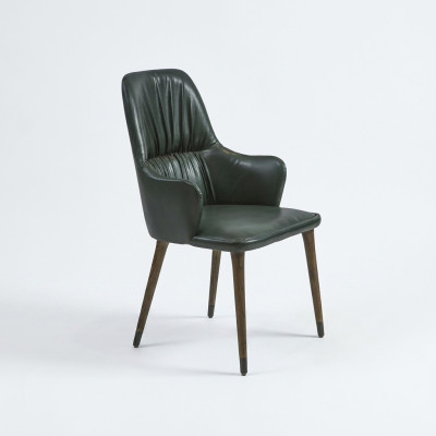 Chaise avec accoudoirs Moderne Fauteuil de luxe Designer Siège rembourré