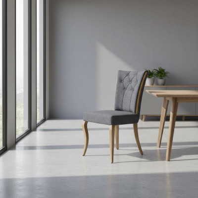 Meubles de salle à manger de luxe Designer Chaise grise Nouveaux meubles Chaises modernes