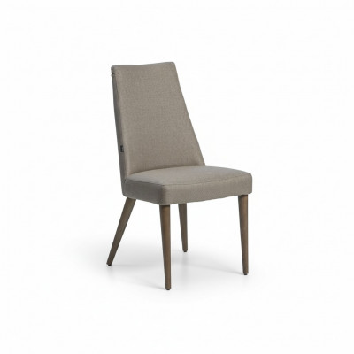 Chaise en bois siège en tissu Chaise Salle à manger nouveau Mobilier de designer Chaises de luxe