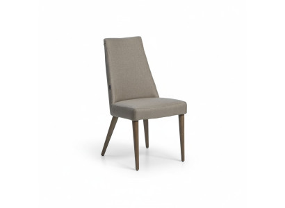 Chaise en bois siège en tissu Chaise Salle à manger nouveau Mobilier de designer Chaises de luxe