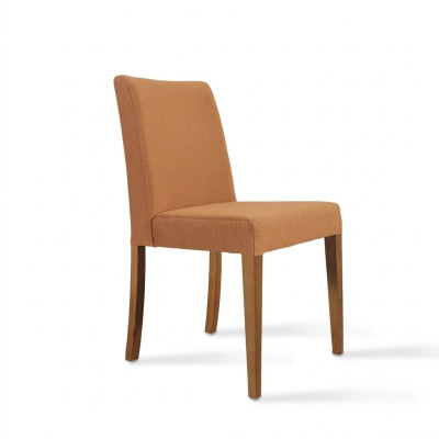 Aménagement de luxe Chaise moderne Marron nouvelle conception de chaise en bois salle à manger
