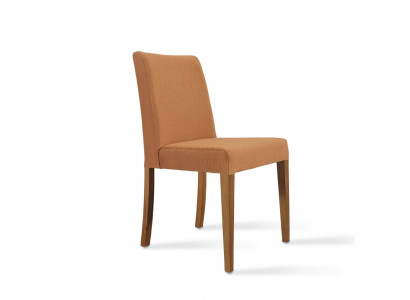 Aménagement de luxe Chaise moderne Marron nouvelle conception de chaise en bois salle à manger