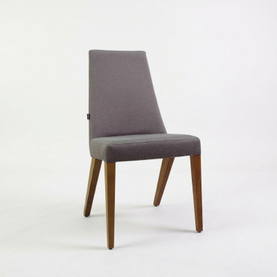 Chaise grise Mobilier de luxe Salle à manger moderne Design de chaise en bois nouvelle