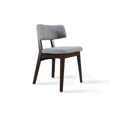 Chaise en bois moderne Chaise grise Salle à manger Conception de meubles design nouveau Mobilier de designer