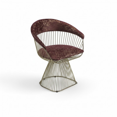 Chaise avec accoudoirs designer Mobilier moderne Fauteuil de luxe Fauteuil rembourré