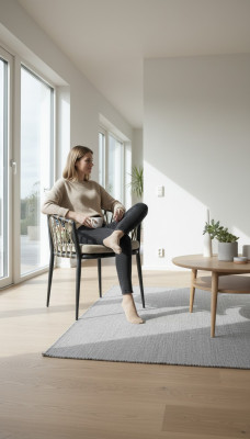 Chaise design avec accoudoirs de luxe, nouvelle chaise design avec accoudoirs.