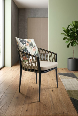 Chaise design avec accoudoirs de luxe, nouvelle chaise design avec accoudoirs.