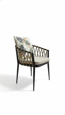 Chaise design avec accoudoirs de luxe, nouvelle chaise design avec accoudoirs.