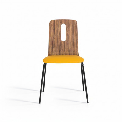 Chaise jaune design moderne Mobilier Ameublement Luxe Chaises de salle à manger neuves.