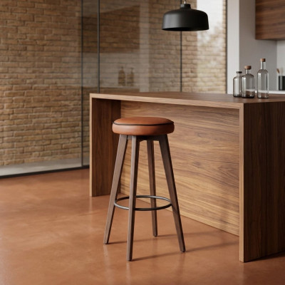 Tabouret de bar brun Design Mobilier Mobilier Moderne Chaises de bar Salle à manger
