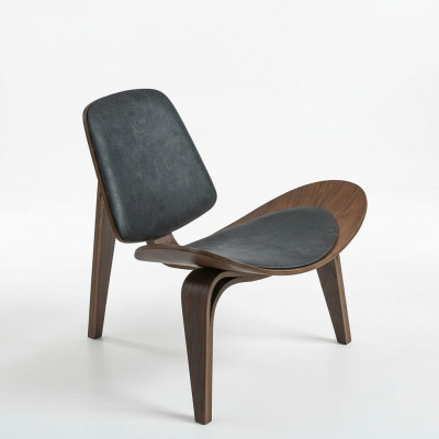 Fauteuil Salon Moderne Chaise en Bois Conception Siège Design Nouveaux Meubles
