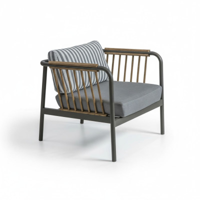 Fauteuil moderne gris Siège Conception Salon Ameublement nouveau Mobilier