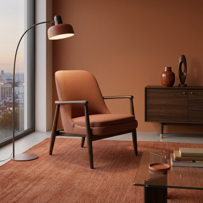 Fauteuil Salon Rembourrage Luxe Siège Design Mobilier Moderne Ameublement