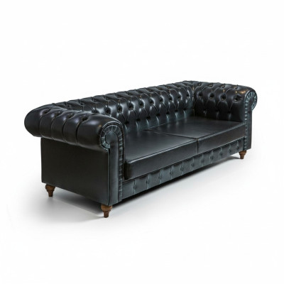 Canapé Chesterfield moderne moderne Trois places Canapé de luxe Canapés rembourrés de designer