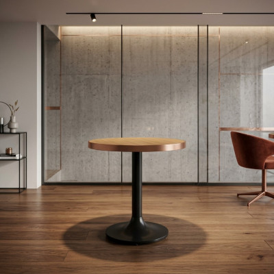 Table de salle à manger Ronde Salle à manger Meubles de luxe Design en bois moderne Tables