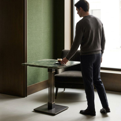 Salle à manger Table à manger Table en marbre Mobilier de luxe Design de meubles modernes Ameublement