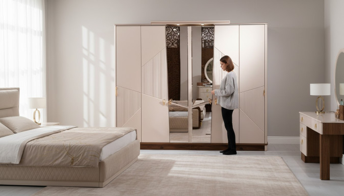 Armoire Meubles de chambre Mobilier de chambre Armoire moderne Design en bois Meubles