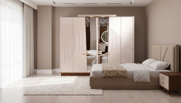 Armoire Meubles de chambre Mobilier de chambre Armoire moderne Design en bois Meubles