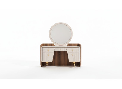 Coiffeuse de luxe avec miroir mobilier de chambre design moderne