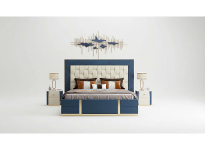 Design lit sommier à ressorts Lit moderne Lit Lit double Hôtel Luxueux 180x200 neuf