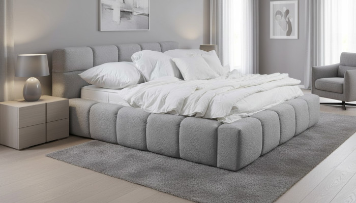 Chambre: Lit de Luxe Mobilier Style Design Moderne Lit Double Lits