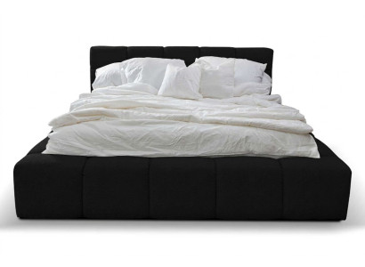 Lit classique design rembourré de luxe Lits doubles d'hôtel Chambre de sommeil Textile neuf