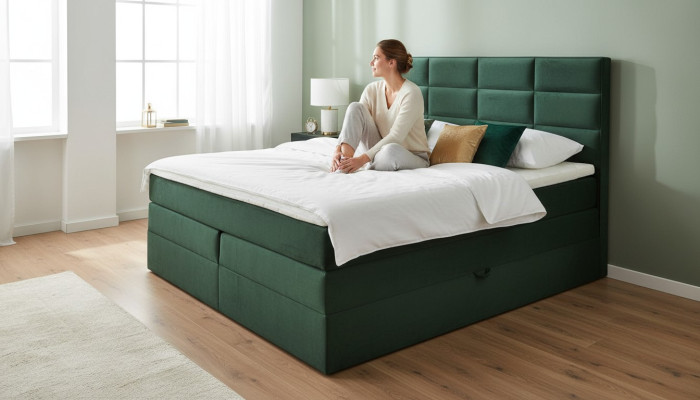 Conception moderne de la literie Lit double de luxe Design Hôtel Lits Meubles Lit en bois