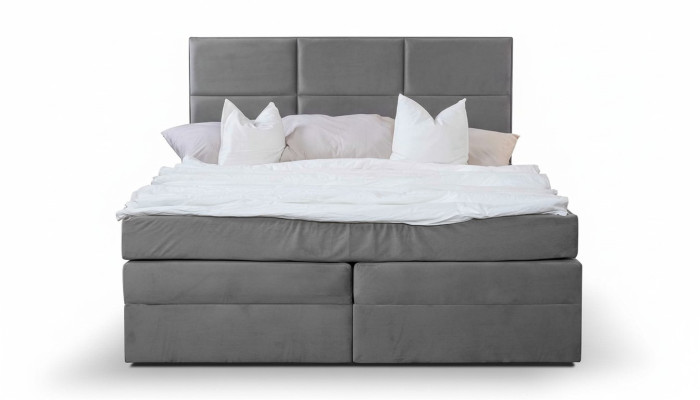 Lit double Lits rembourrés Lit en tissu Design Mobilier de luxe Cadre de lit 180x200