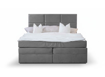 Lit double Lits rembourrés Lit en tissu Design Mobilier de luxe Cadre de lit 180x200
