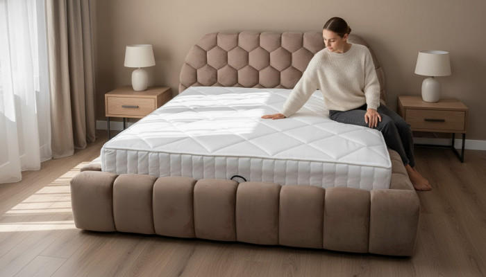 Designer Bed Chambre Lits Textile Hôtel Luxe Rembourrage Luxe