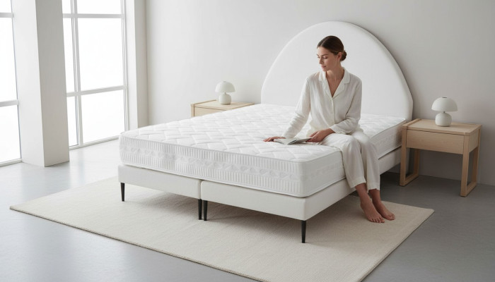 Lits Hôtel Lit d'hôtel 180x200cm Mobilier de luxe Cadre de lit Design Lit rembourré Lit