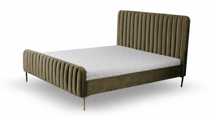 Conception moderne de rembourrage de lit Lit double de luxe Lit d'hôtel Design de lits en bois Meubles de lit