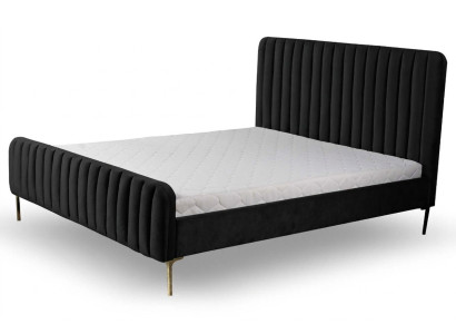 Lit Rembourrage Design Luxe Lits Doubles de Hôtel Chambre de Sommeil 180x200cm nouveau