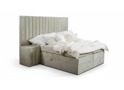 Table de chevet de luxe Chambres à coucher Lits Lit 3pcs Ensemble complet Design Ameublement