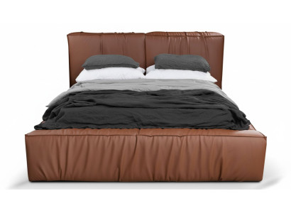 Lits Hôtel Imitation cuir 180x200cm Mobilier de luxe Lit rembourré Design Lit