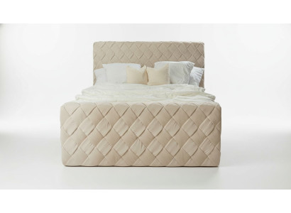 Lits de luxe Cadre de lit moderne 180x200 cm Mobilier de chambre à coucher Design Tête de lit