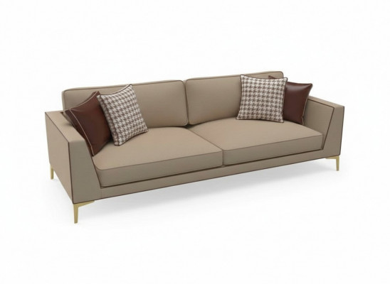 Canapé design Canapé Rembourrage 3 places Canapés Canapés Siège Suite Tissu 240cm