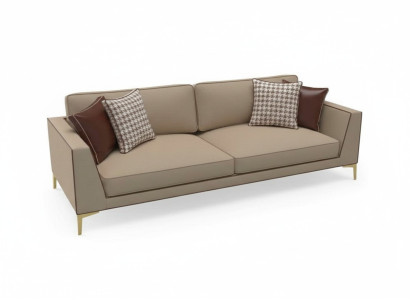 Canapé design Canapé Rembourrage 3 places Canapés Canapés Siège Suite Tissu 240cm