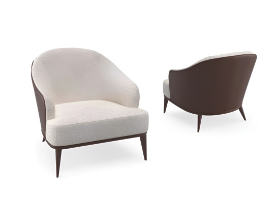 Fauteuil moderne Design Salon brun style luxe fauteuil TV