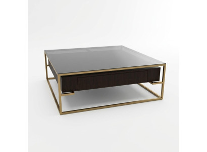 Conception Table basse de luxe Table basse de salle à manger moderne Table basse en bois