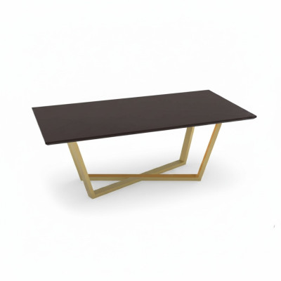Table de luxe Tables marron Salle à manger Table à manger Tables de salle à manger design 208x104